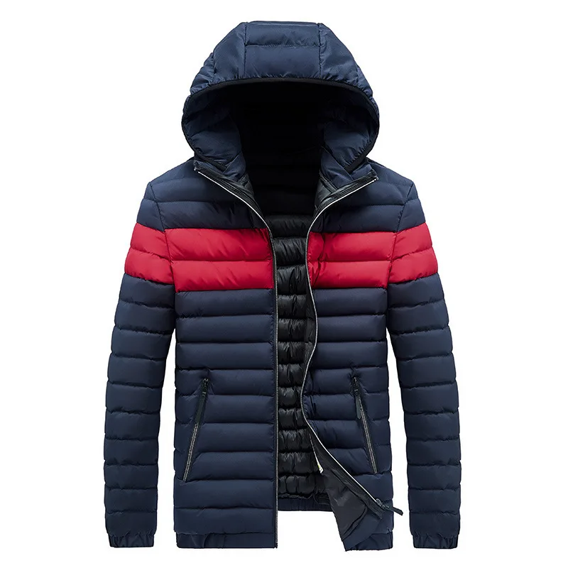 Men Parkas 2022 Brand Men Cotton Padded Winter Mens Warm Jackets Autumn Outwear Male Thick Windproof Hooded Parka Coats 4XL