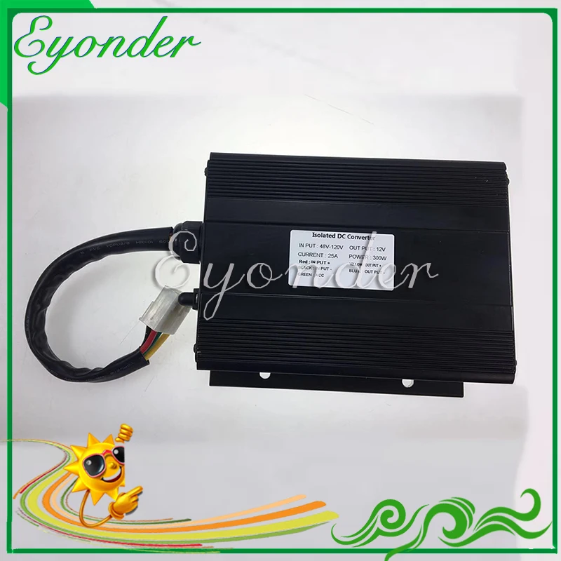 48-120v 60v 72v 80v 90v 96v 100v 108v 110v 120v dc to 24v dc 12.5a 300w isolated type dc converter step down buck power supply