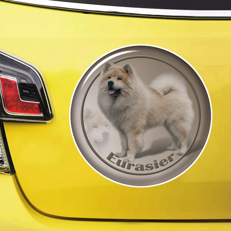 

S62162# Eurasier Dog Self-adhesive Decal Car Sticker Waterproof Auto Decors on Bumper Rear Window Laptop Choose Size