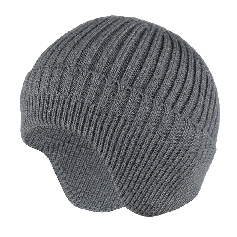 

Autumn Winter Windproof Knitted Beanies Outdoor Ear Protection Cap Running Skiing Motorcycle Riding Hat Bike Cycling Headwear