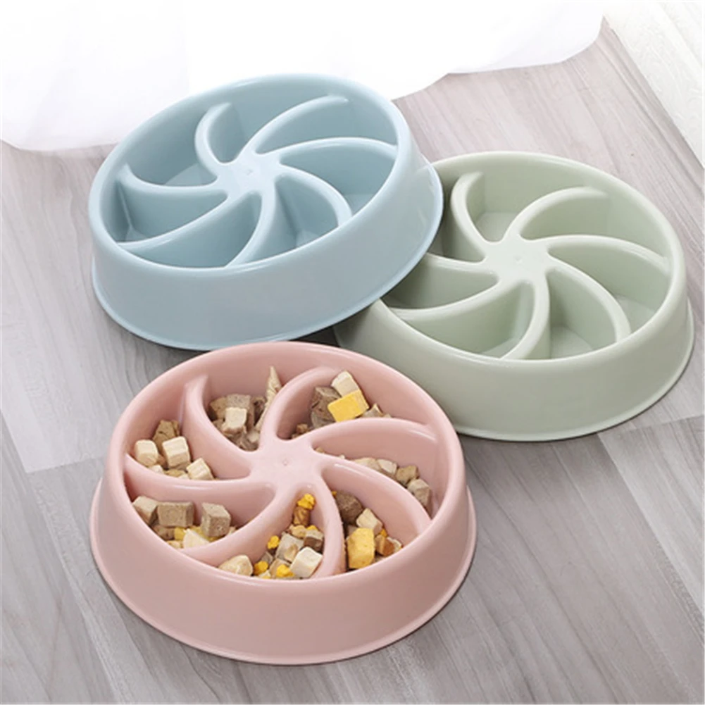 Pet Eating Slow Dog Bowl Anti Choke Cat Feeding Food Feeder Proof Maze Healthy Diet Puppy Prevent Obesity Dishes Pets Supplies