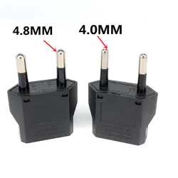 1-50pcs EU Euro KR Plug Adapter US to EU Plug Adapter Travel KR EU Adapter Electric EU KR Plug Converter Power Sockets AC Outlet