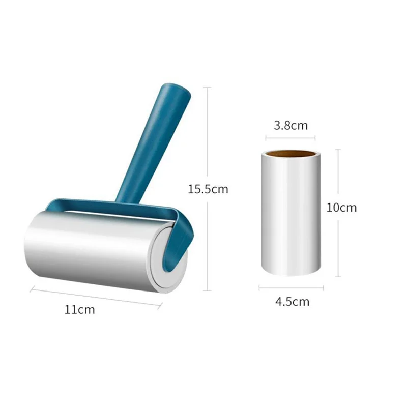 The detachable hair sticking roller can be used for dust suction and hair sticking in clothes, hair and cat hair car