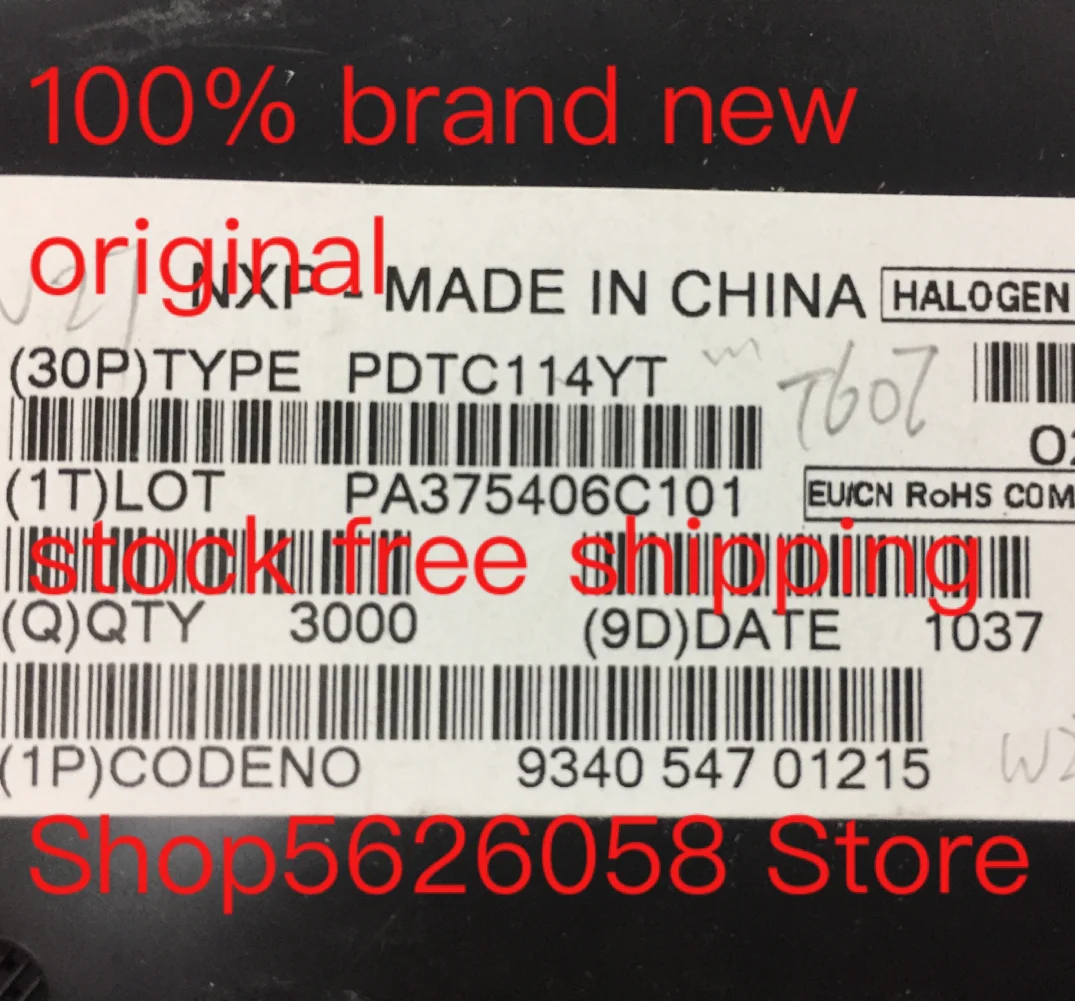 50PCS/LOT PDTC114YT SOT23 100% Original spot bag mail