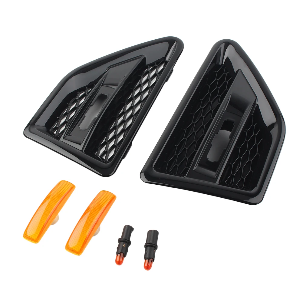 ABS Car Door Side Grille Vent Mesh Grill For Land Rover Freelander2 LR2 2006 2007 2008 2009 2010 2011 2012 2013 2014 2015 2016
