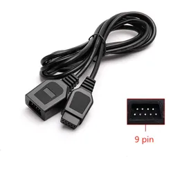 6 Foot 9PIN Controller Cord Extension for Sega Genesis Cable For Sega Genesis 2/3 Megadrive 2