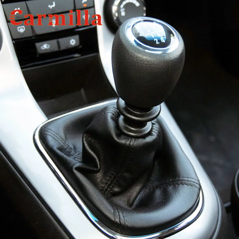 Car Gear Shift Stick Gaiter Boot Leather Dust-proof Cover Fit for Chevrolet Cruze Sedan Hatchback 2009-2013 MT Accessories