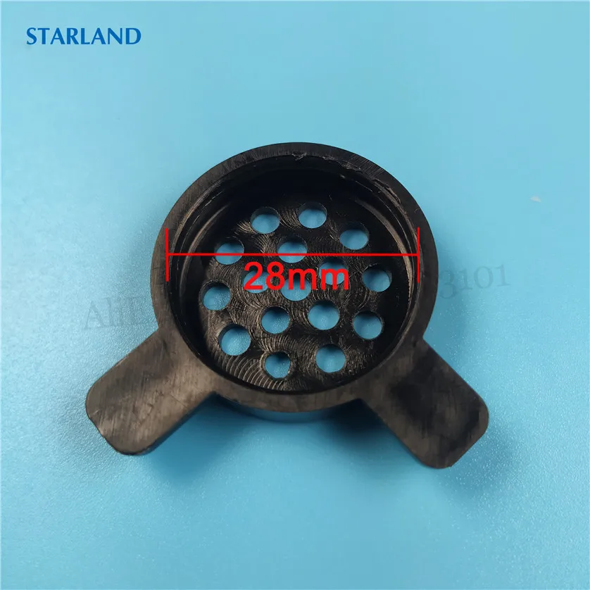 3 колпачки для моделирования, крышки для лапши-спагетти, черный цвет, запасная часть для машины для мягкого мороженого, замена, внутренний диаметр 28 м