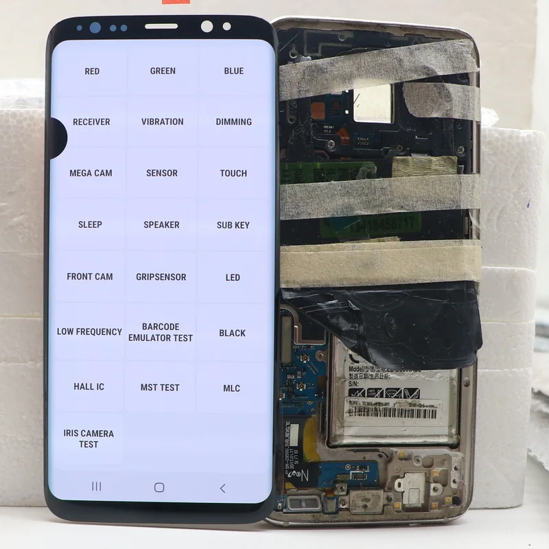 Imagem -05 - Super Amoled s8 Display Lcd Touch Screen Digitizer Assembly Apto para Samsung Galaxy s8 G950 G950f G950u Sm-g950f ds G950v