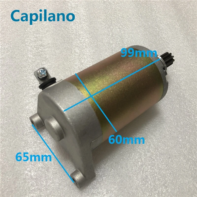 motorcycle DR200 QM200GY GS200 GXT200 Engine Electric Starter Motor for Suzuki Tibetan mastiff 200cc GS DR  GN 200 engine parts