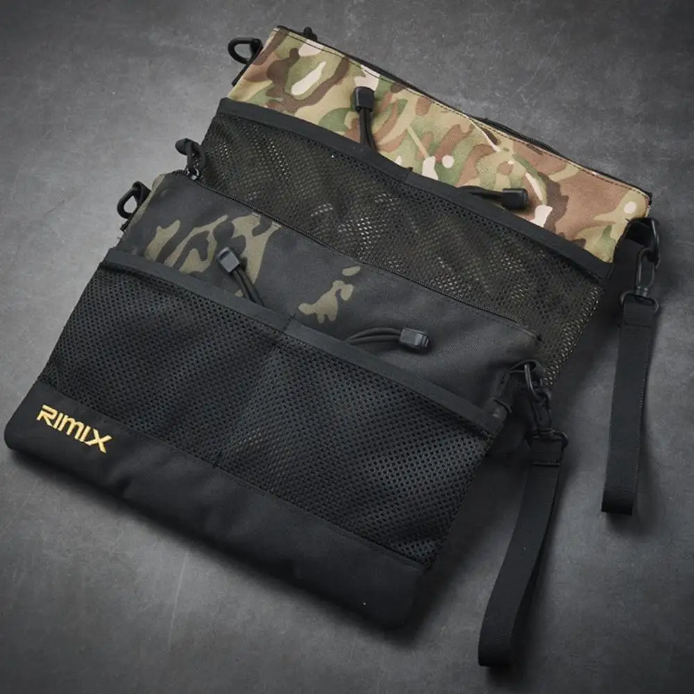 RIMIX Multifunctional Diagonal Bag Outdoor Storage Bag Camouflage Waterproof Sundries Bag for Daily commutes Outdoor travel
