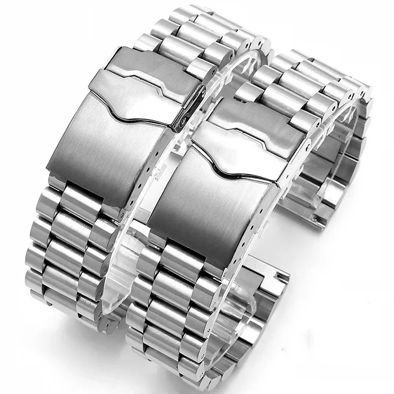 Watchband for TAG heuer watches High qualit Stainless steel male strap 20mm 22mm silver bracelet with folding buckle BAND