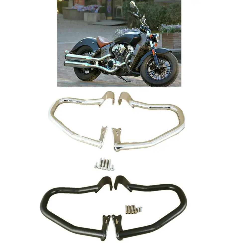 Motorcycle Engine Guard Highway Crash Bar Kit For Indian Scout 2015-2024 Sixty 2016-2024 Bobber 2018-2024 2019