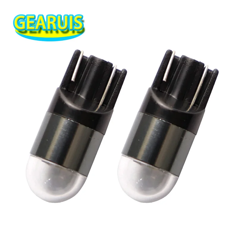 100pcs T10 3 smd 2016 led spot lens 40MA 0.5W 194 W5W Car Interior Light Bulbs Map reading lights Car styling White 12V