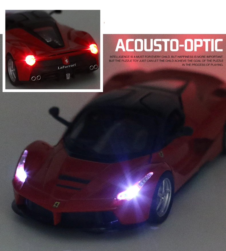 1:32 Toy Car Ferrari Laferrari Toy Alloy Car Diecasts & Toy