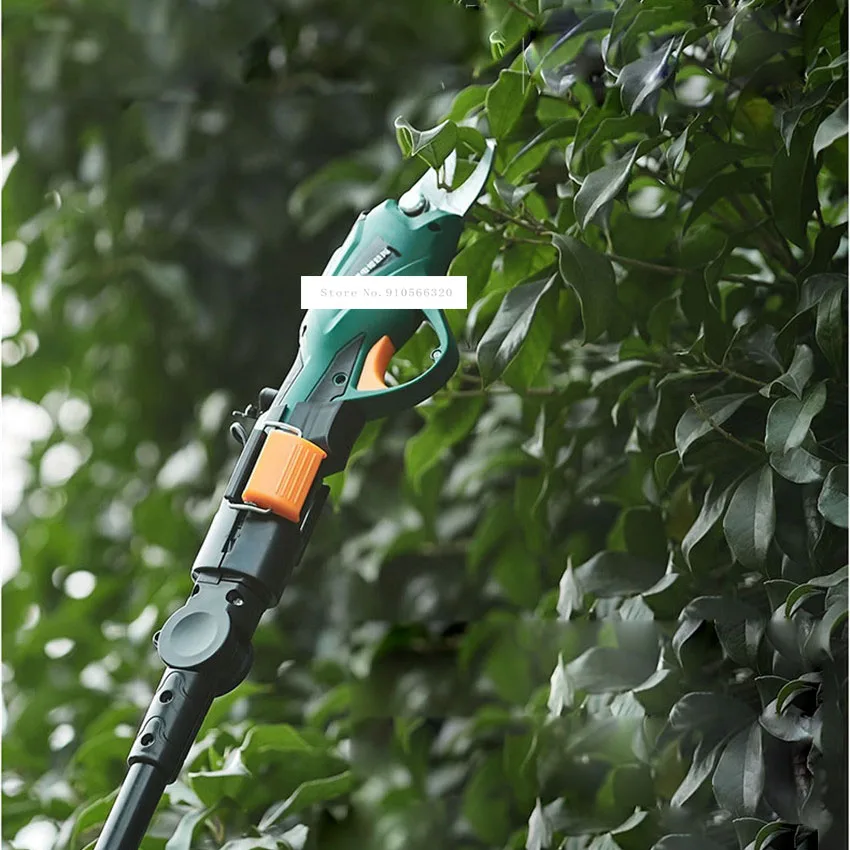 New DC3.6V 1.3Ah Lithium Electric Multi-purpose Pruning Shears ET1505 Gardening Fruit Tree Pruning Shears ( With Extension Bar)