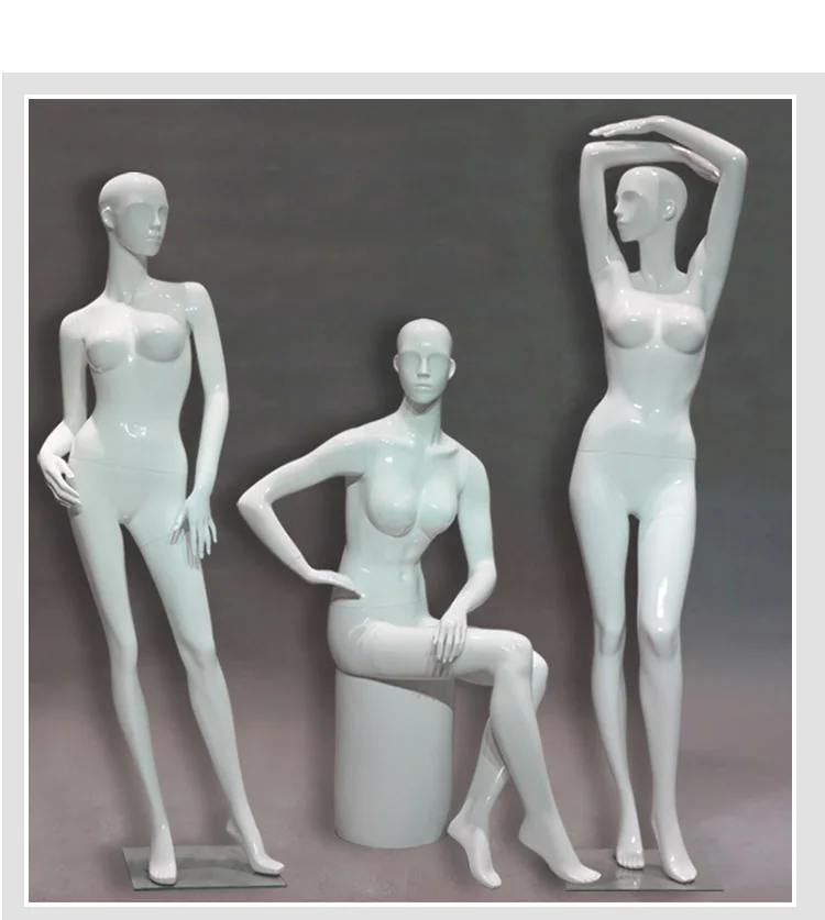 Gloss White Female Mannequin Full Body Model Best Quality On Sale