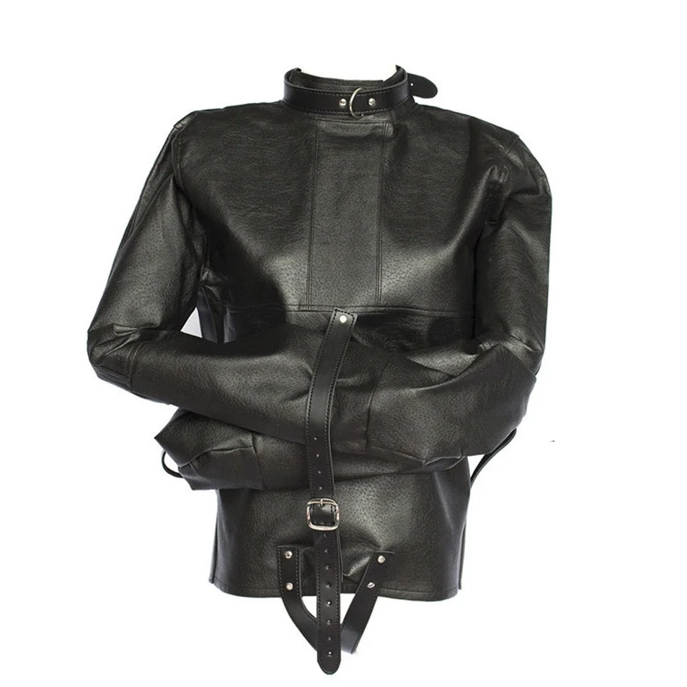 Adjustable Bondage Jacket With Long Sleeves Bdsm Bondage Restraints Fetish Costumes Straitjacket Sex Toys For Couple Adult Game