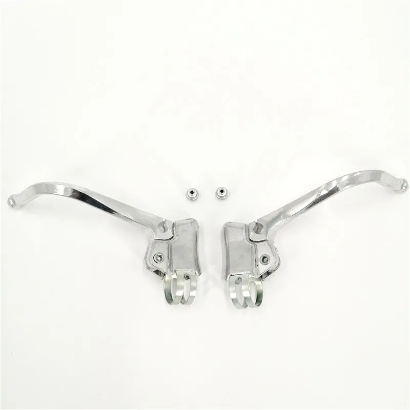 1 PAIR Bicycle Brake DC139 City Road Bicycle Bend Handlebar Brake Lever Retro Bike V Brake Handle Accessories Wholesale