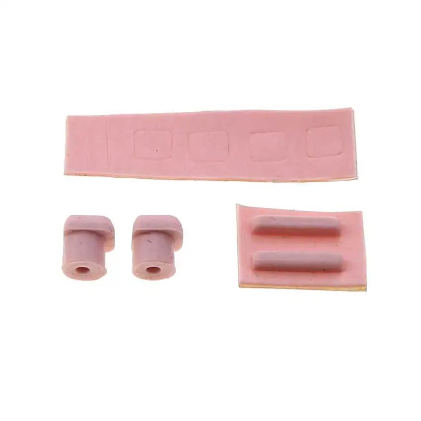 YuXi Multiple Colors Screw Rubber Cover Pad for Nintend DS Lite for NDSL Game Console Rubber Pad