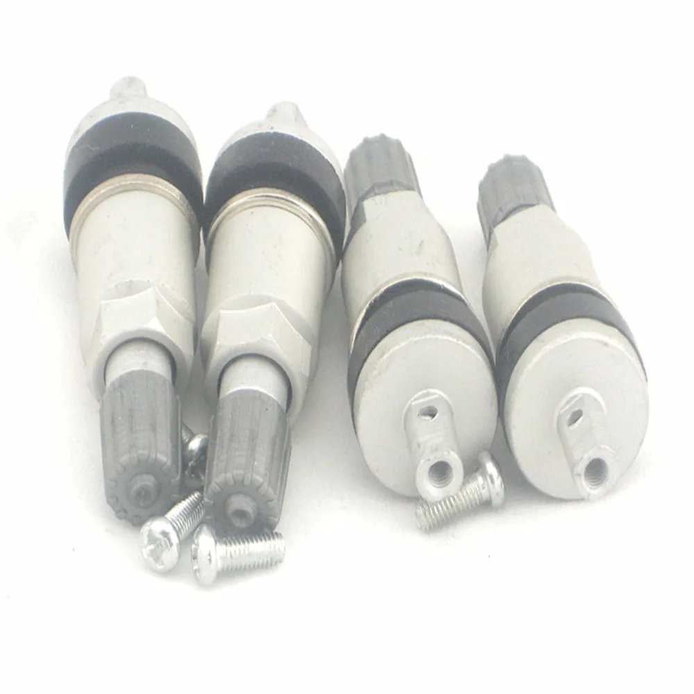 4pc TPMS Rubber Snap-in Tire Pressure Sensor Valve Stem Service Kit  Replacemen for 17-20008 20008 Tire Valves for BUICK