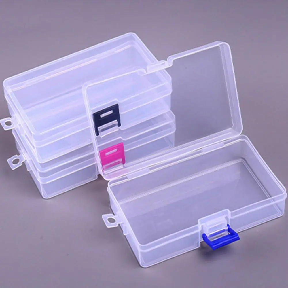 2 Sizes Home Organization Plastic Pill Storage Supply Jewelry Diamond Container Storage Box Craft Bead Holder