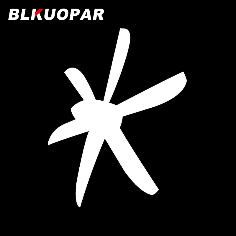 BLKUOPAR for Propeller Silhouette Car Stickers Waterproof Decals Occlusion Scratch Trunk Sunscreen Vinyl Material Decoration