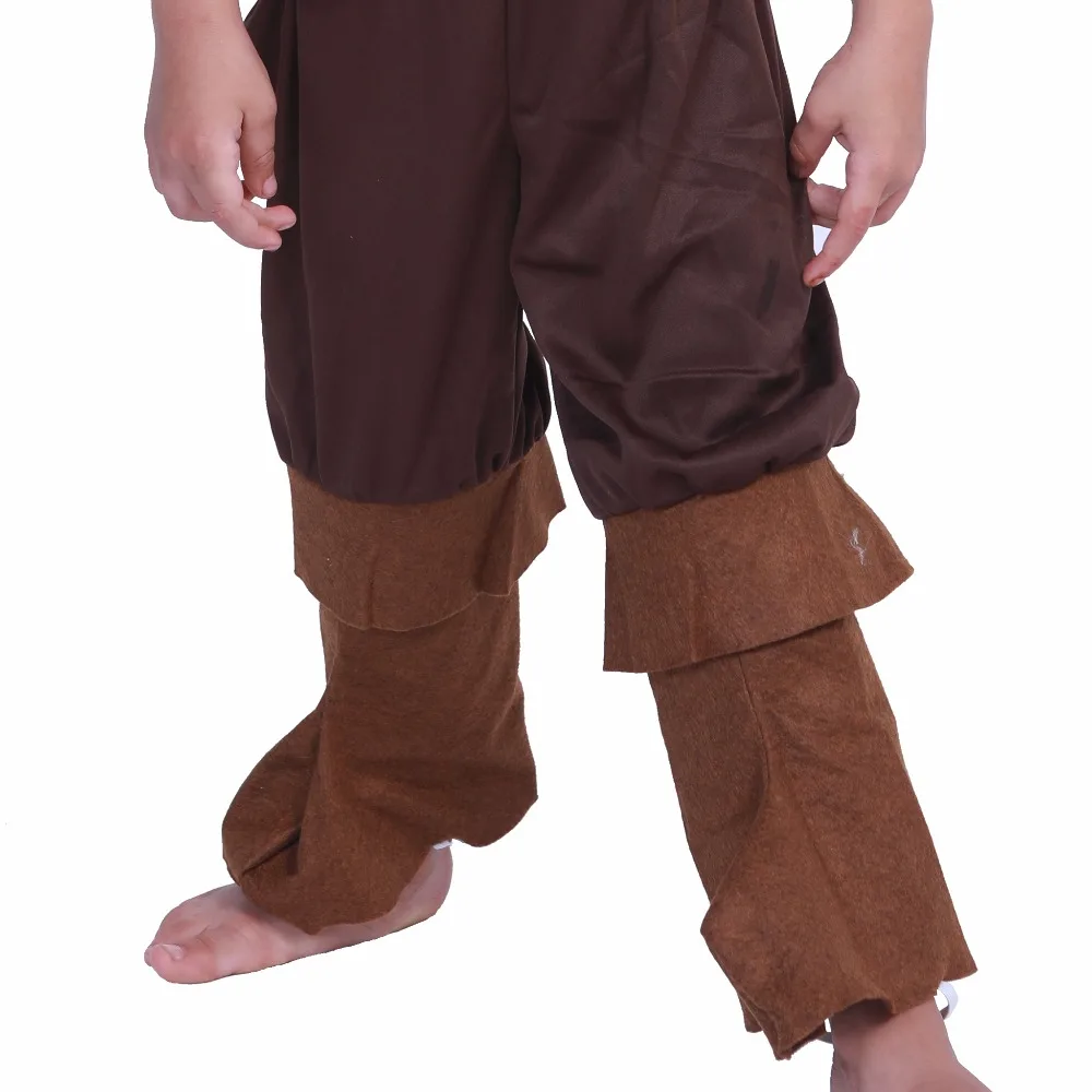 Fairy Tale Seven Dwarfs Cosplay Costume para crianças, trajes de elfo para Natal, ano novo, feriado, meninos, meninas