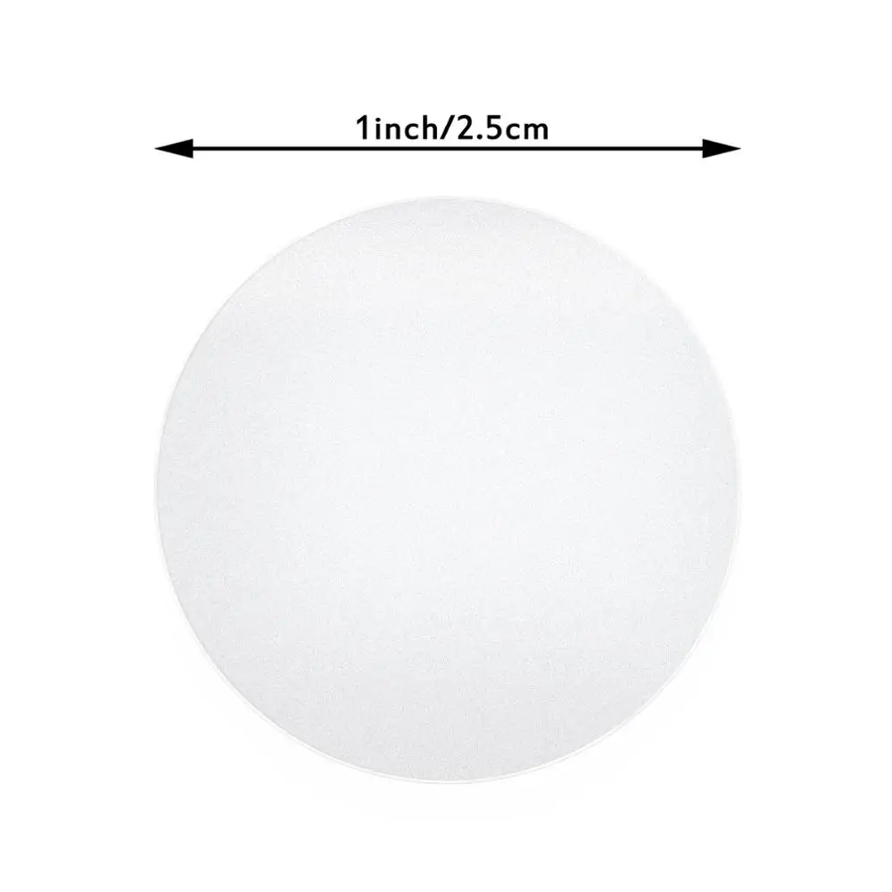 500Pcs Transparent Labels 1 Inch Business Package Gift Seal Labels Sticker Pvc Adhesive Custom Sticker