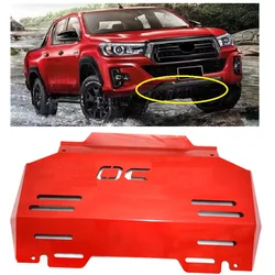 AUTO EXTERIOR ENGINE GUARD SHIELD PLATE MATEL STEEL FRONT BASE DOWN COVER FIT FOR HILUX  ROCCO 2018 2019 4X4 PICKUP PARTS