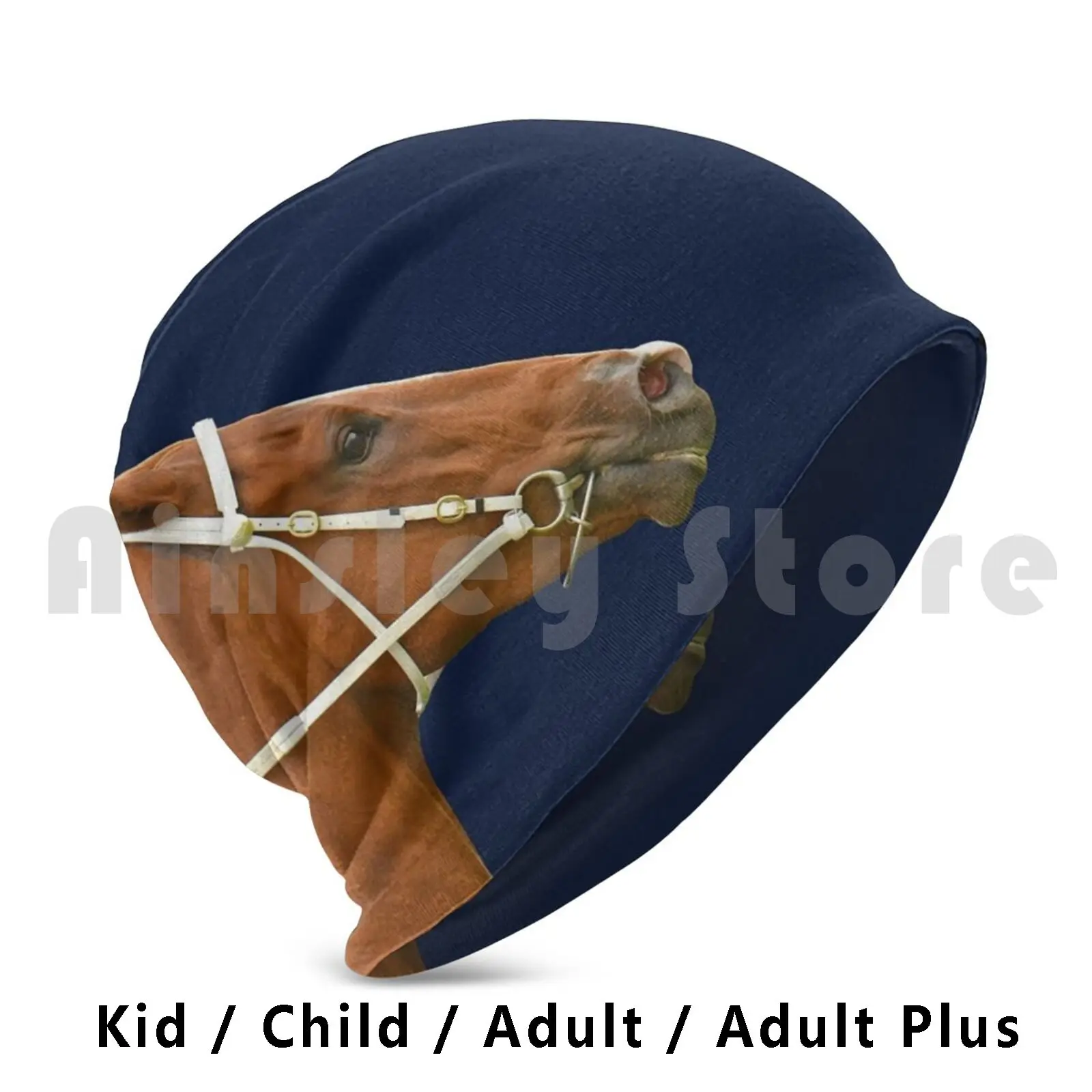 Horse Racing Action 6 Beanies Pullover Cap Comfortable Horse Racing Action Close Up Head Race Quentinjlang Quentin