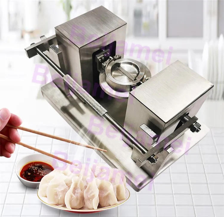 آلة صنع الزلابية BEIJAMEI آلة صنع Jiaozi الصينية شبه الأوتوماتيكية اليدوية