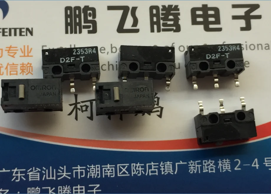 2PCS/lot Original Japanese  mouse micro switch  D2F-01F D2F-01L D2F-01 D2F-L-T D2F-L D2F-01-D3 D2F-FL-D3