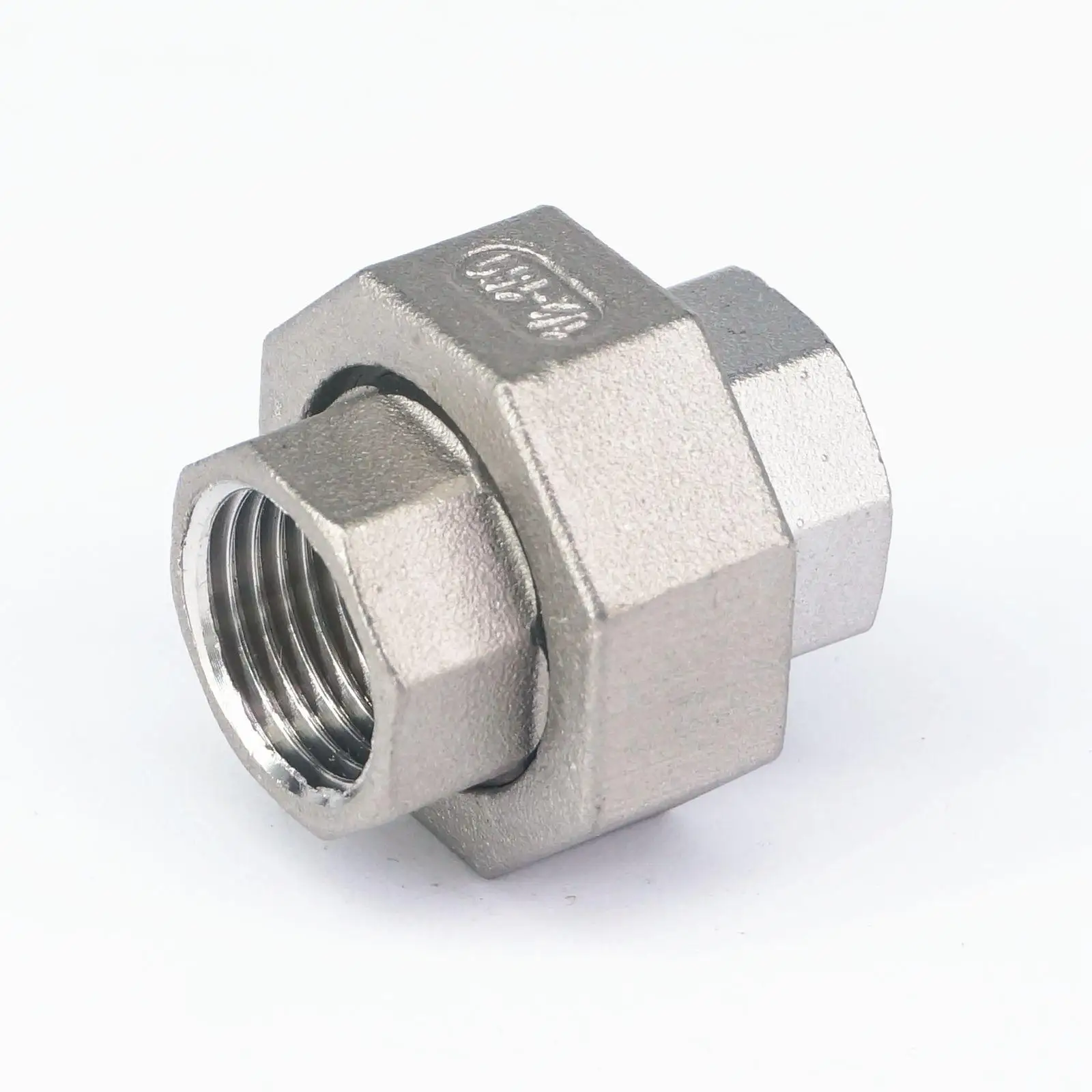 1/2" BSP Female Thread 304 Stainless Socket Union Set Pipe Fitting Connector Water gas Oil