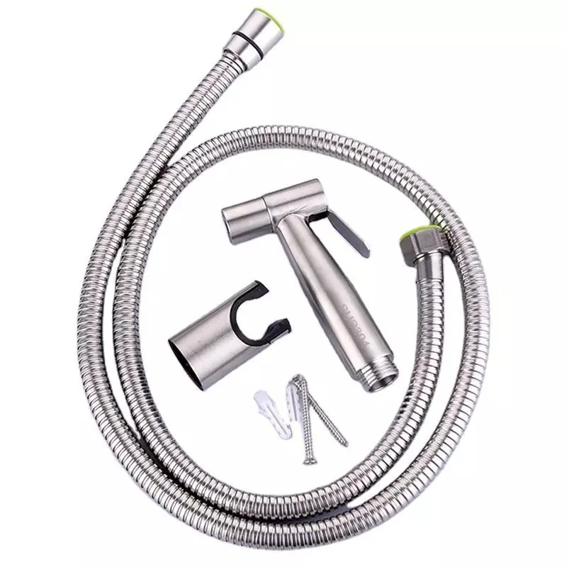 Black Bidet Toilet Sprayer Hygienic Shower Tap Stainless Steel Hand Shower Wall Mount Bidets Faucet Bathroom accessories