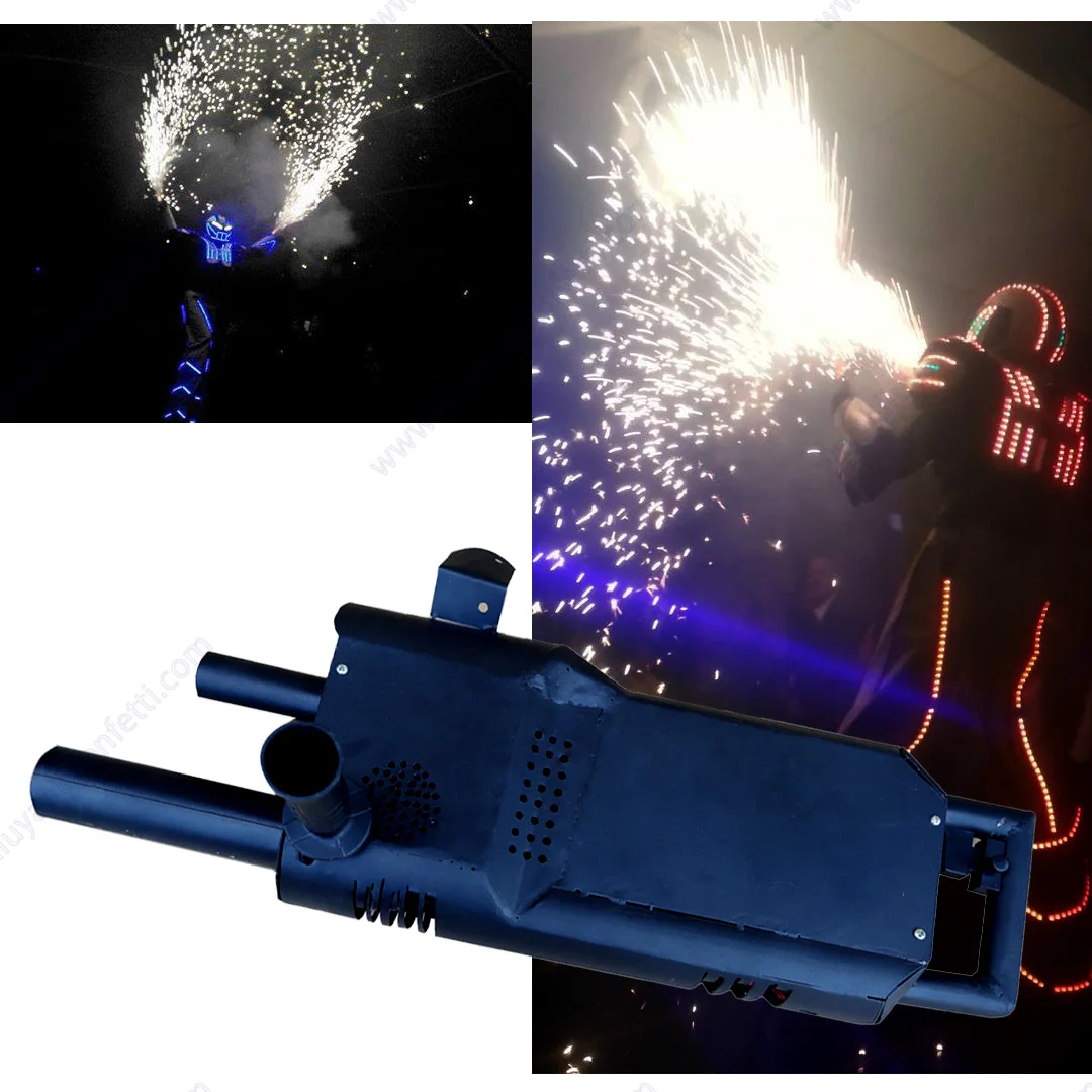 

Cold Spark Pyro Gun Firework Machine Hand Event Sparkler Stage Fountain Wedding Party Firing System Fire Night Club Dj Concert