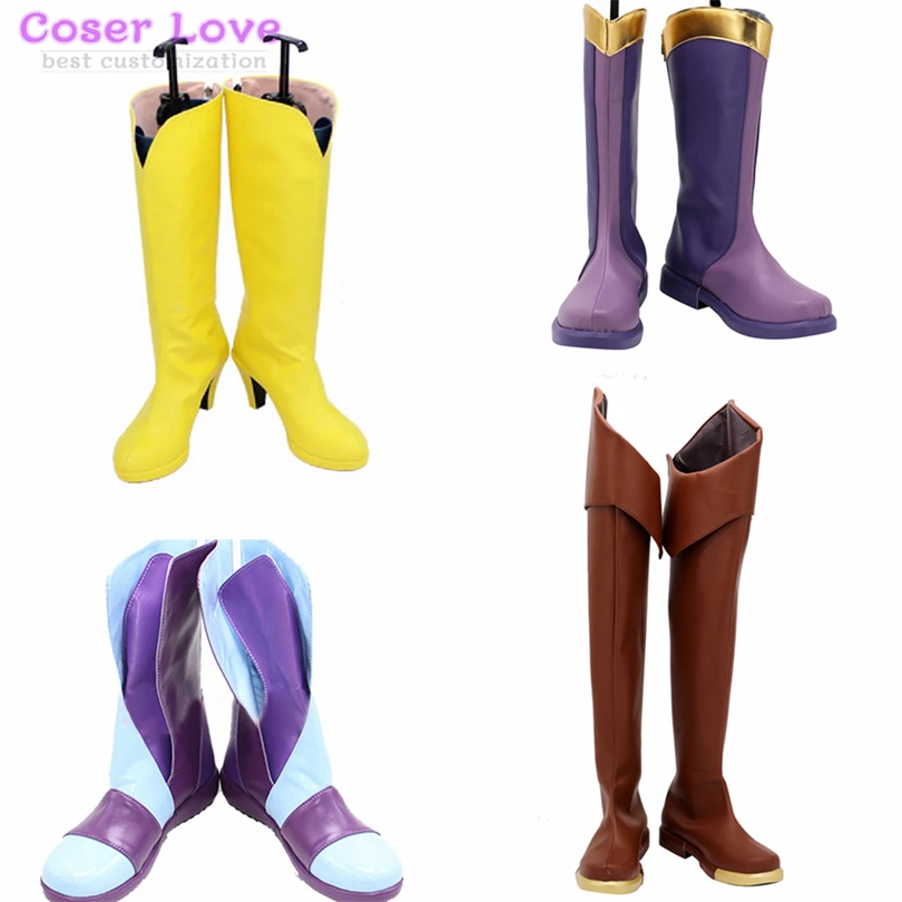 

Cartoon She-Ra and the Princesses of Power Adora Glimmer Sea Hawk King Micah Cosplay Shoes Boots Halloween Carnival Shoes