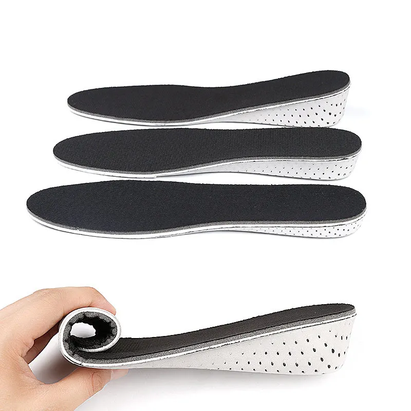 Invisible Height Increase Insoles Men Women Shoe Insole EVA Memory Foam Heel Lifting 2/3/4/5CM Taller Cushion Heighten Shoe Pad