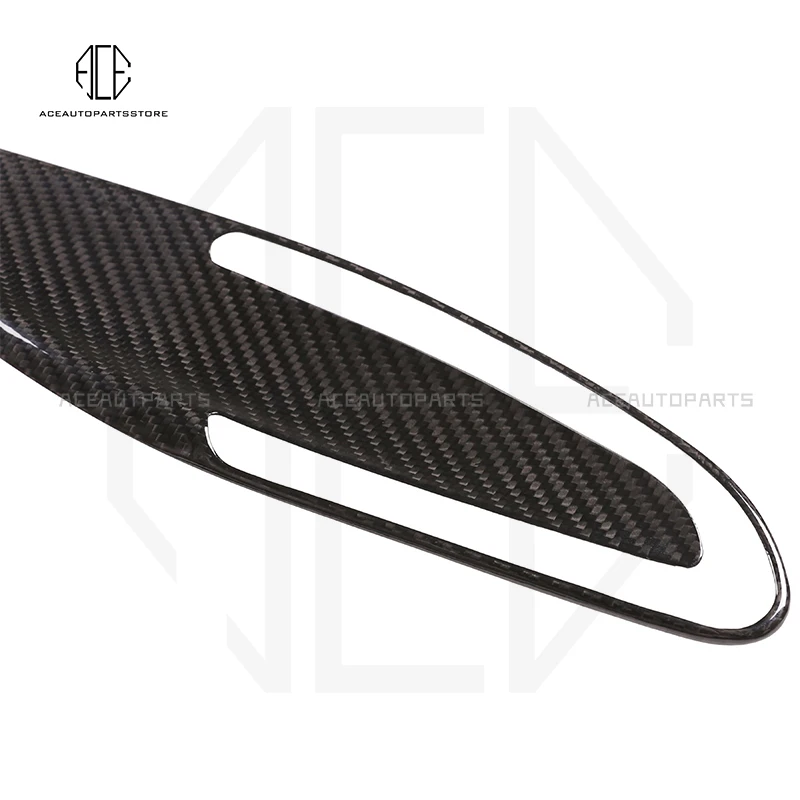 Real Carbon Fiber Inner Door Handle Bowl Panel Trim For Porsche 718 Cayman Boxster 911 2012-2019