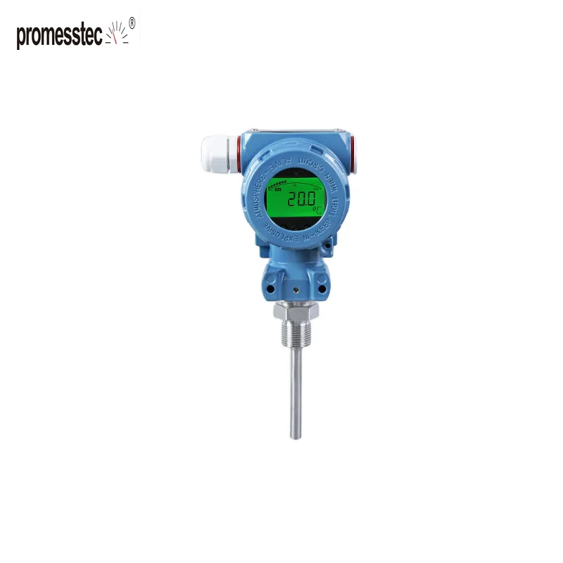 

Intelligent digital display temperature transmitter 4-20mA industrial temperature sensor insert length 50mm