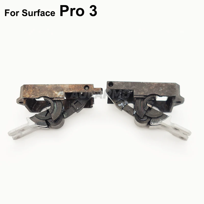 Aocarmo For Microsoft Surface Pro 3 Pro3 1631 Hinge Kickstand Left Right w/Hinge Connector Shaft Replacement Part