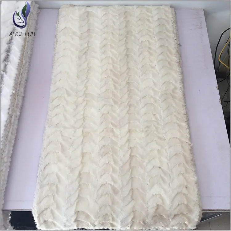 Handmade customized genuine mink fur plate patchwork mink leg fur blanket for garment lining materials