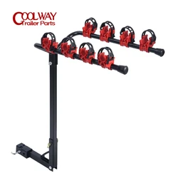 Heavy Duty 4 Bicycle Bike Rack Car Swing Down SUV Truck Van Hitch Mount Carrier Capacity 60kg