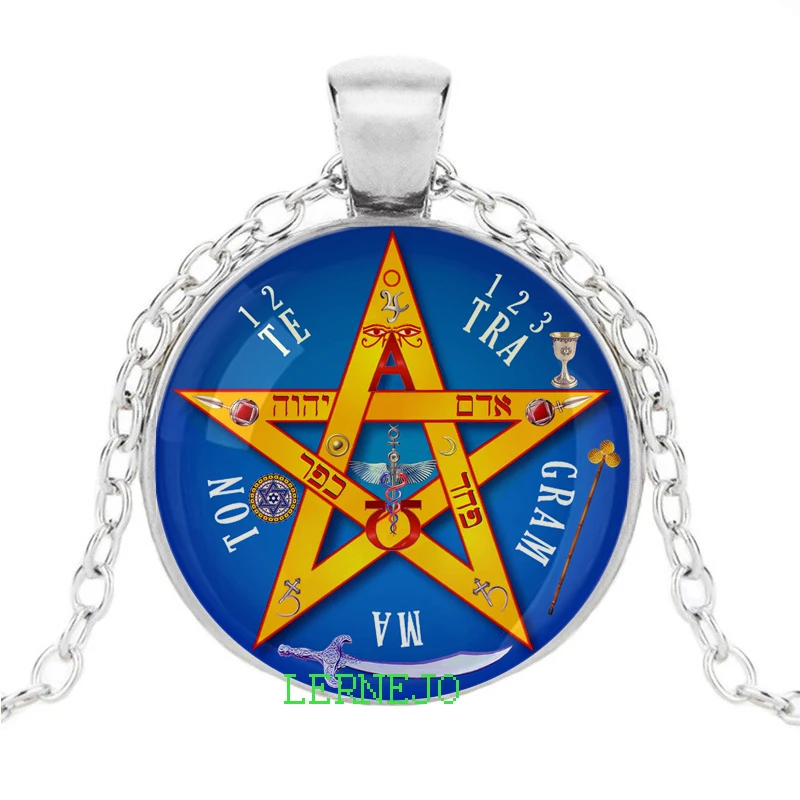 Tetragrammaton Amulet Necklace Hebrew Bible Four Letters Name For God HaShem Pendant YHWH Blessed Lord Shem Hameforash Jewelry