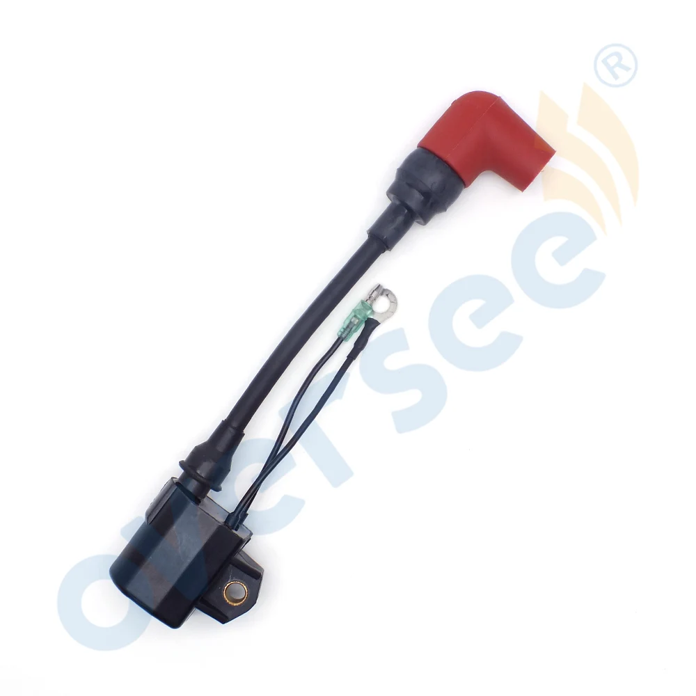 697-85570 Ignition Coil For Yamaha Outboard Motor Parts 2T 75HP 697-85570-00 New Type Motor With Plug Cap 663-82370-01