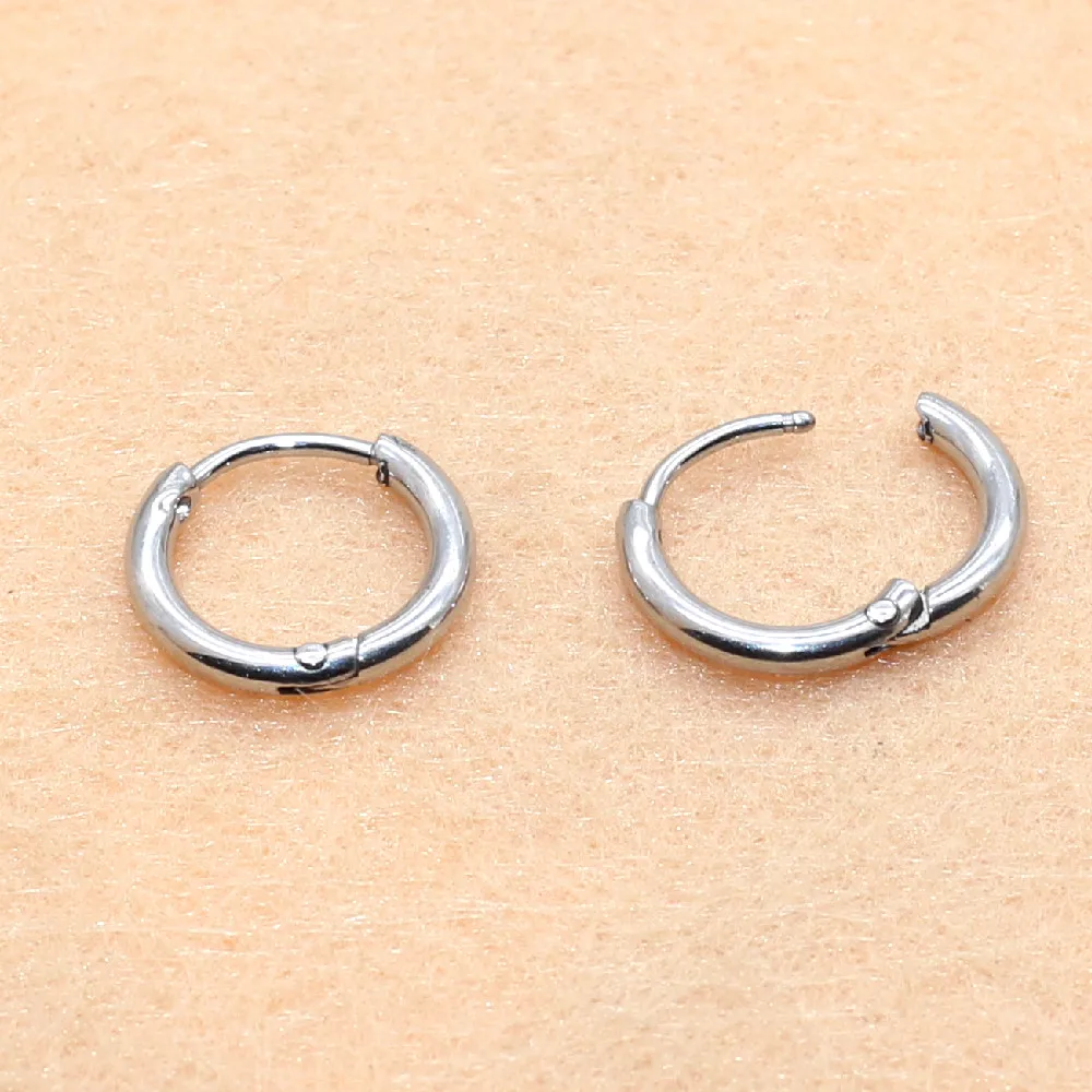 Never Fade Super Small 6mm Hoop Earrings 316 L Stainless Steel  Allergy Free