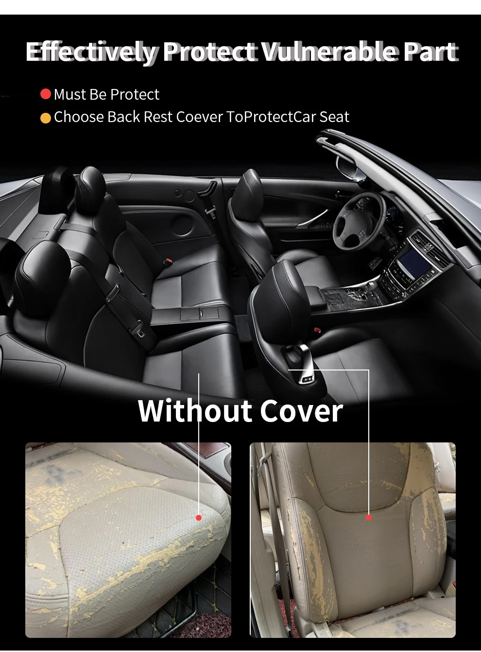 Universal Car Seat Cover Protector Accesorries Backrest Front Rear Seat Back Waist Washable Cushion Pad Mat Auto Four Seasons