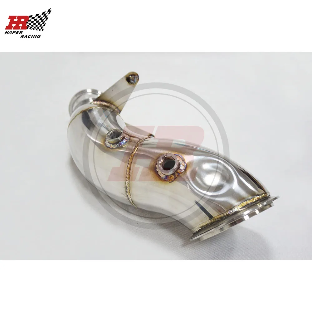 HP RACING 4.0'' Performance Exhaust Turbo Catless Downpipe For N55 Engine F30 F20 F32 F22 135i 335i 435i M235i 2013+ Downpipe