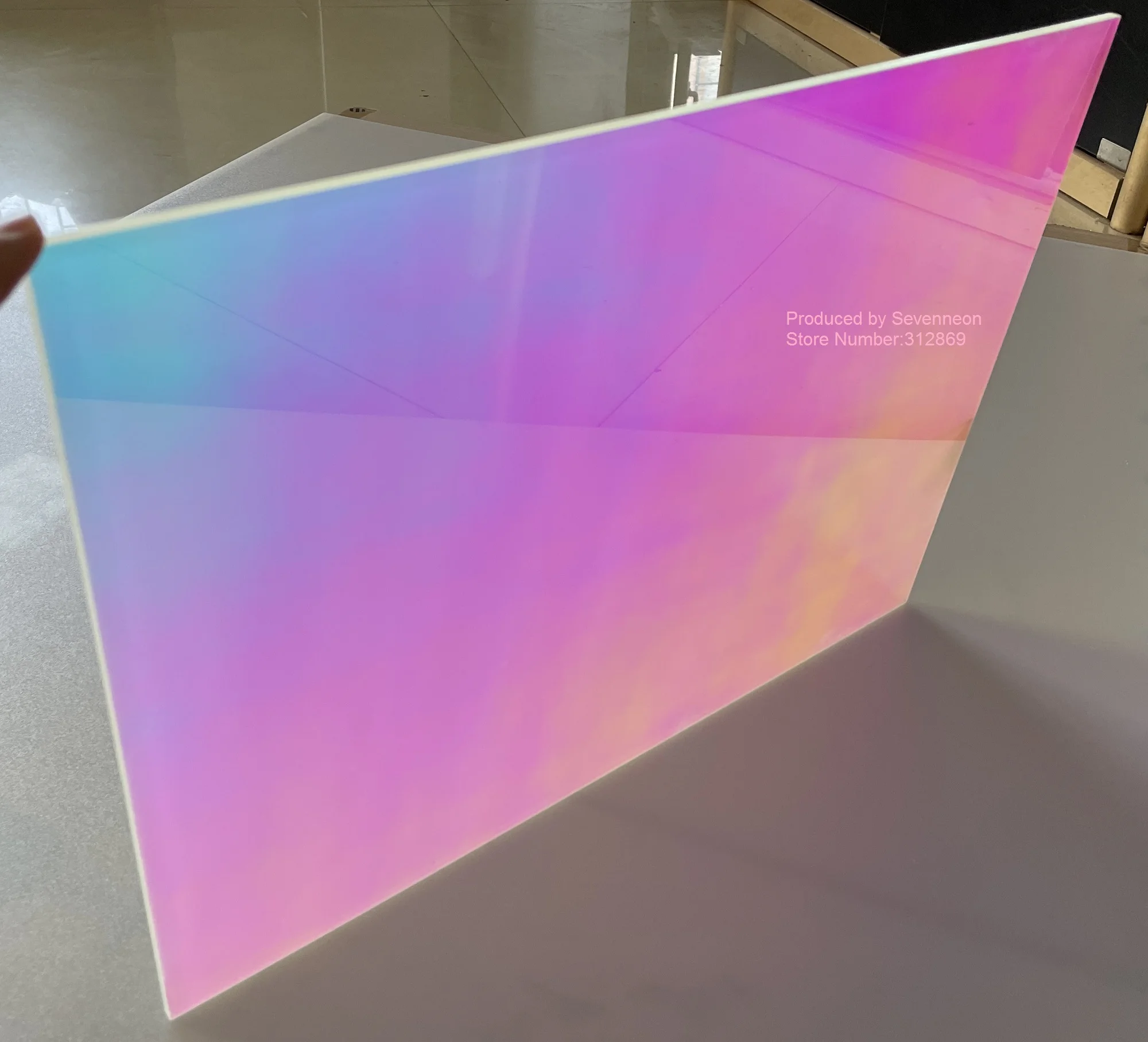 Laser Plexiglass Rainbow Board Acrylic (PMMA) Iridescent/Radiant Sheet,Organic Glass Plate Oргстекло For Advertising/Decorate