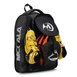 MCGALA-Inline Speed Skate Mochila, Skating Bolsa para Competição, Travel Bag, Skates Sapatos Container, Original, 4x110mm, 3x125